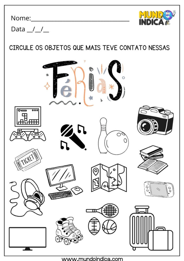 30 Atividades de Férias para Educação Especial