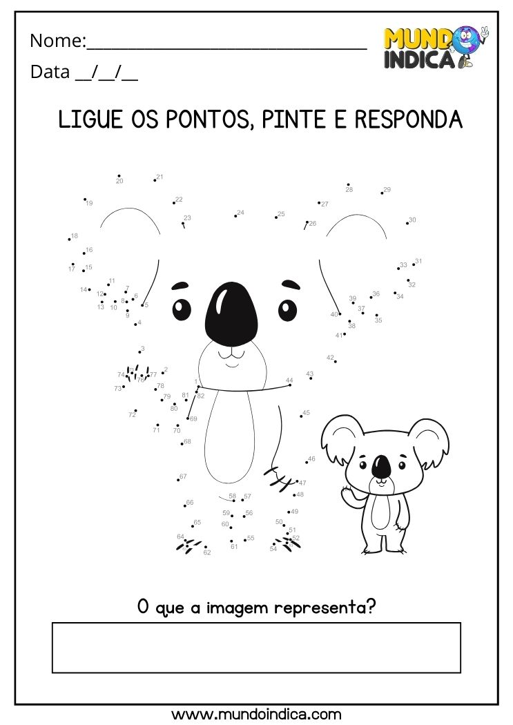 Atividade de Ligue os Pontos para as Férias dos Alunos da Educação Especial para Imprimir