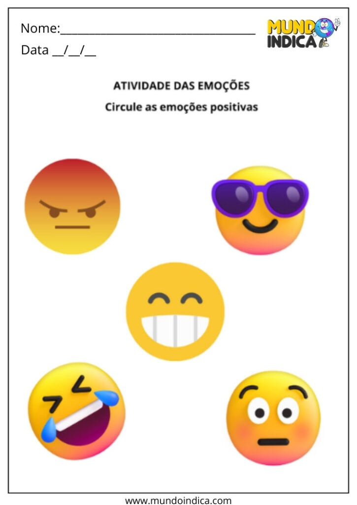 15 Atividades para Trabalhar com Emoções e Sentimentos em Crianças com ...