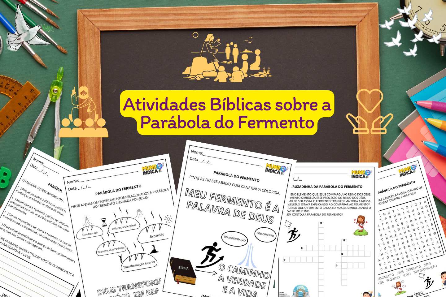 Atividades Bíblicas sobre a Parábola do Fermento