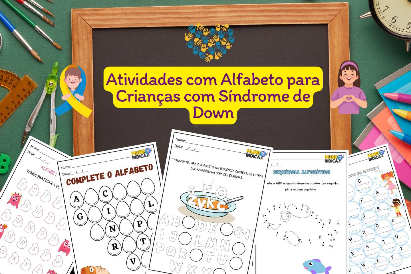 Atividades com Alfabeto para Crianças com Síndrome de Down