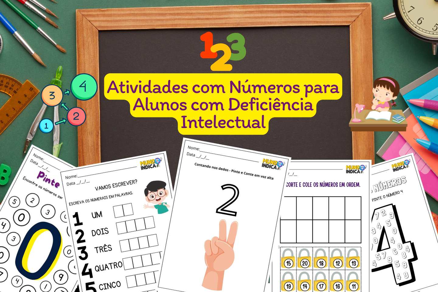 Atividades com Números para Alunos com Deficiência Intelectual