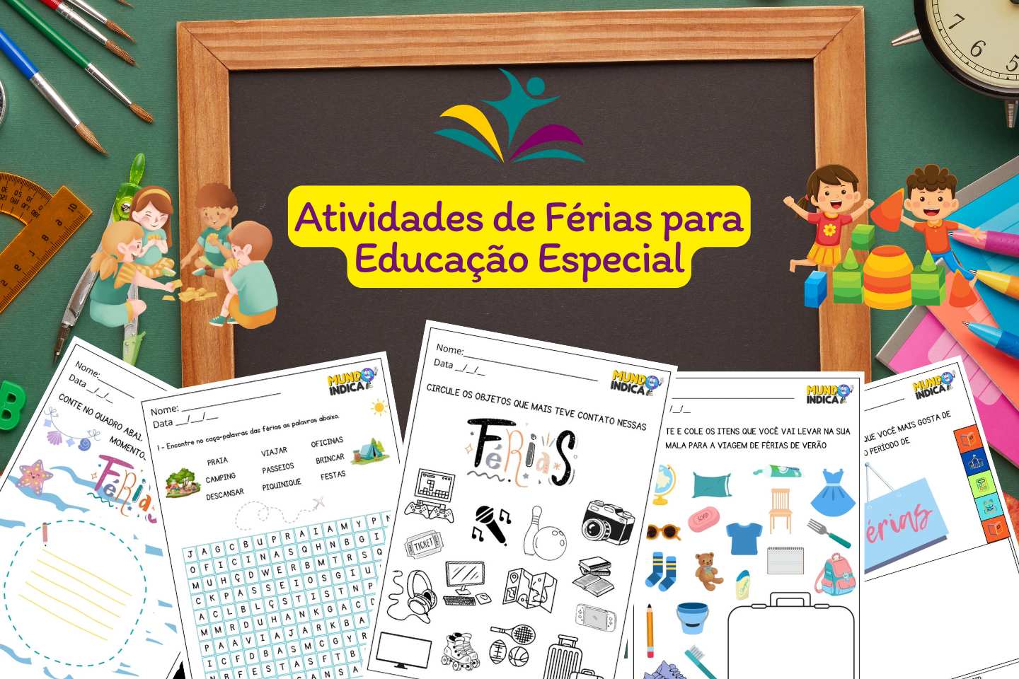 Atividades de Férias para Educação Especial