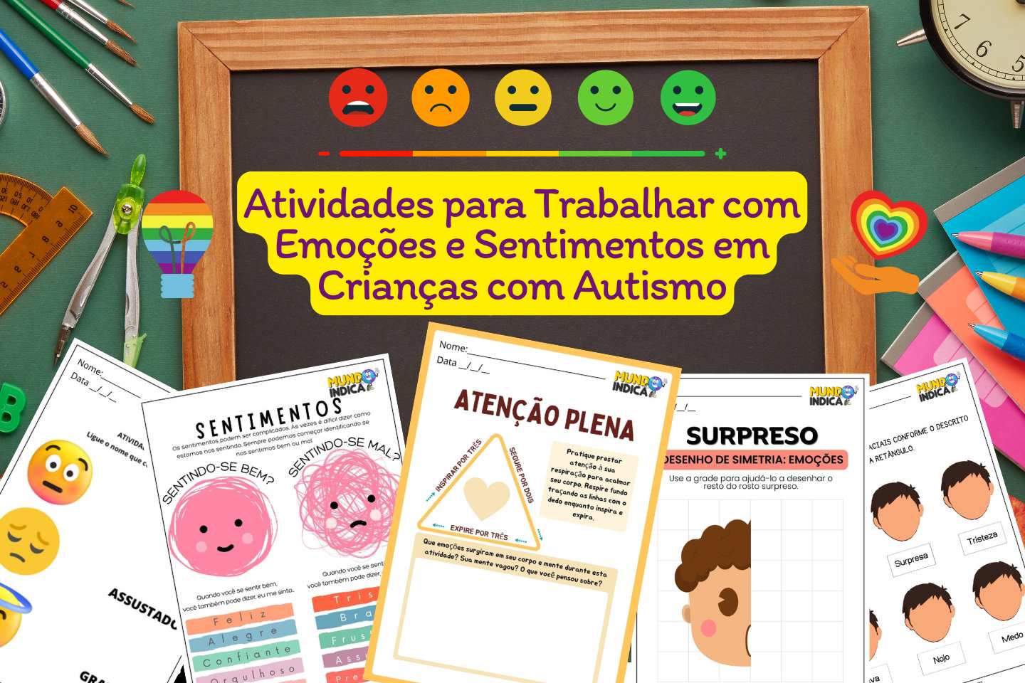 Atividades para Trabalhar com Emoções e Sentimentos em Crianças com Autismo