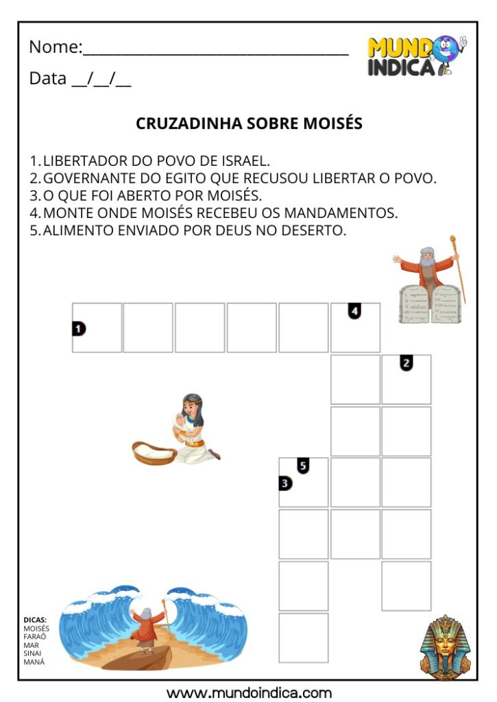 7 Cruzadinhas Bíblicas para Imprimir