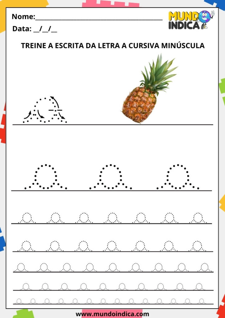 15 Atividades com Letras Cursivas para Educação Infantil