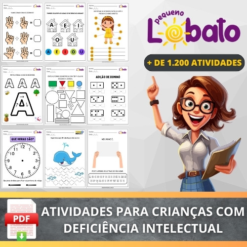 Atividades para Crianças com Deficiência Intelectual Material Completo em Pdf