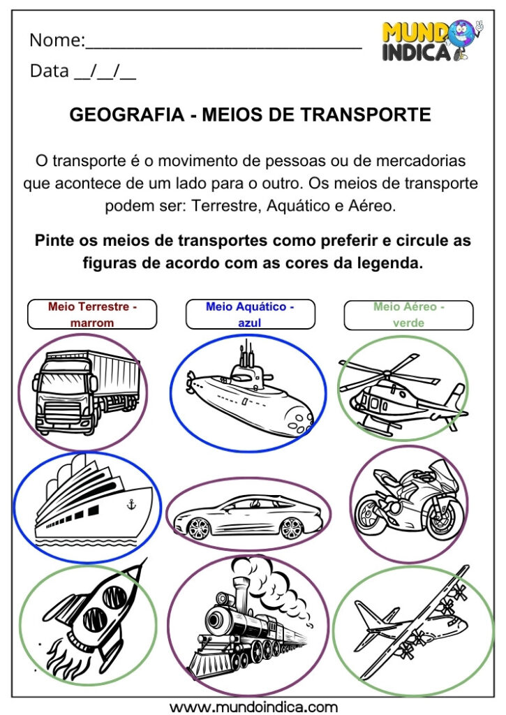20 Atividades de Geografia para 1 ano Ensino Fundamental com Respostas
