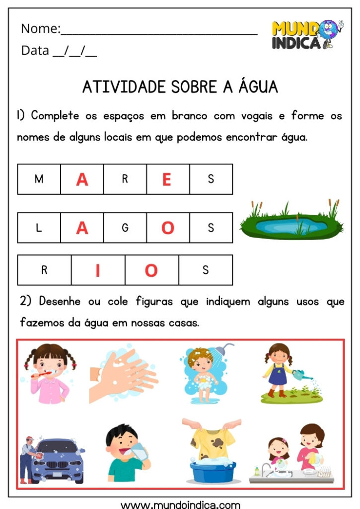 20 Atividades de Ciências para 1 ano Ensino Fundamental com Respostas