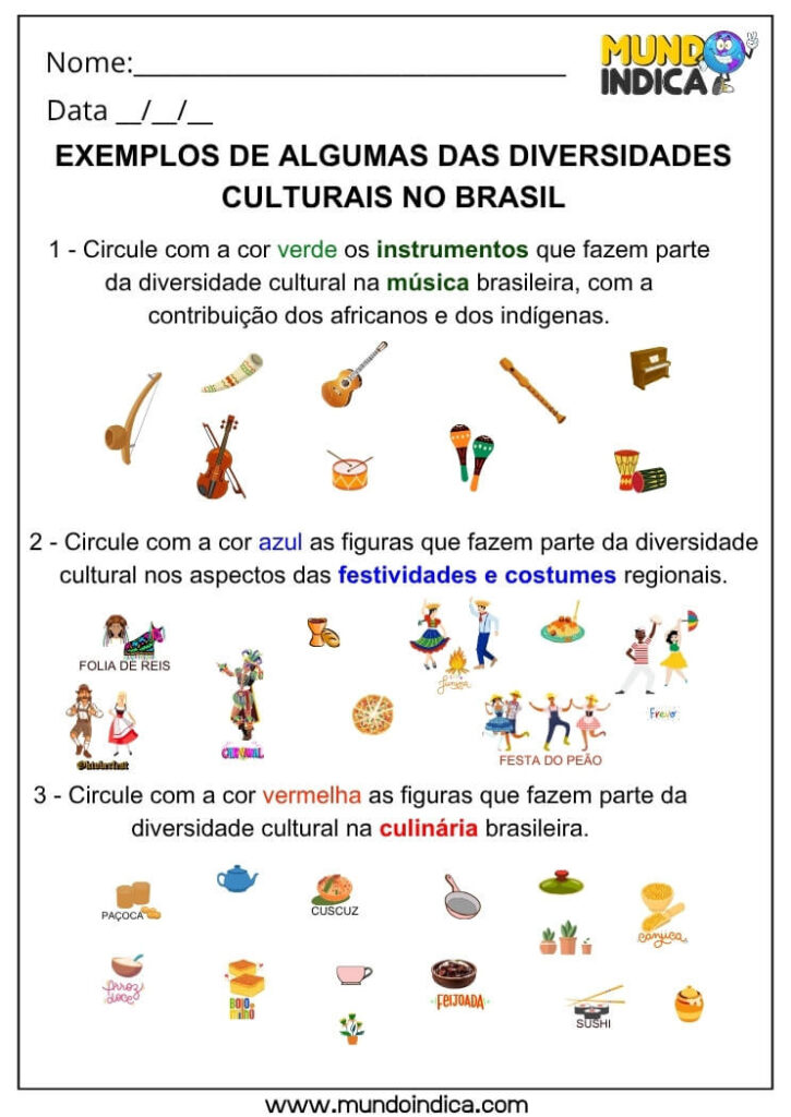 6 Atividades de Geografia sobre Diversidade Cultural e Migração