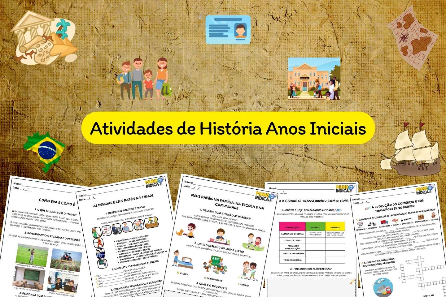 Atividades de História Anos Iniciais