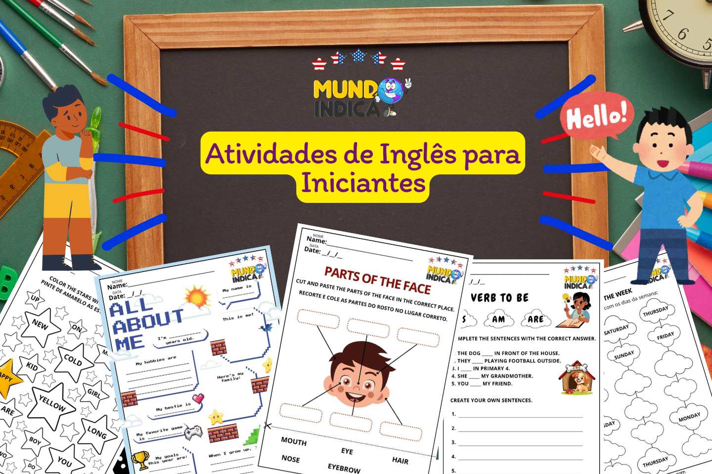 Atividades de Inglês para Iniciantes