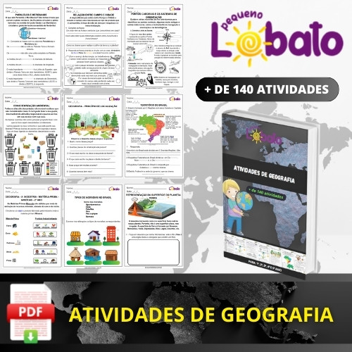 Apostila com Folhas de Atividades de Geografia para Imprimir PDF