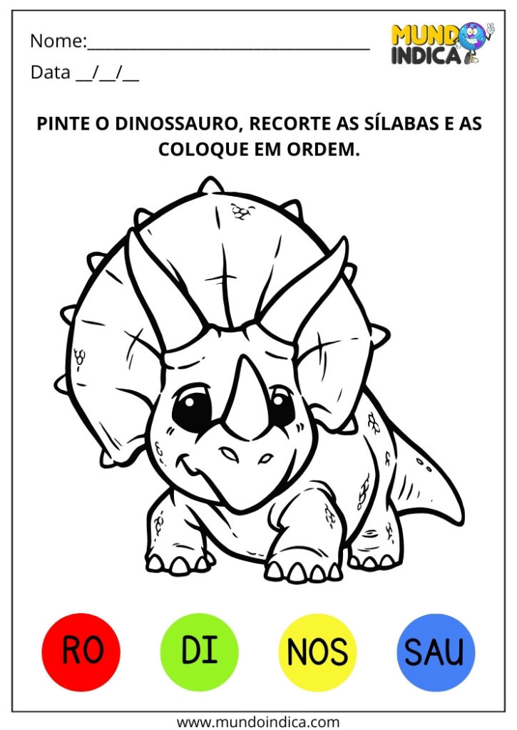 13 Atividades de Alfabetização com Recorte e Colagem para Imprimir