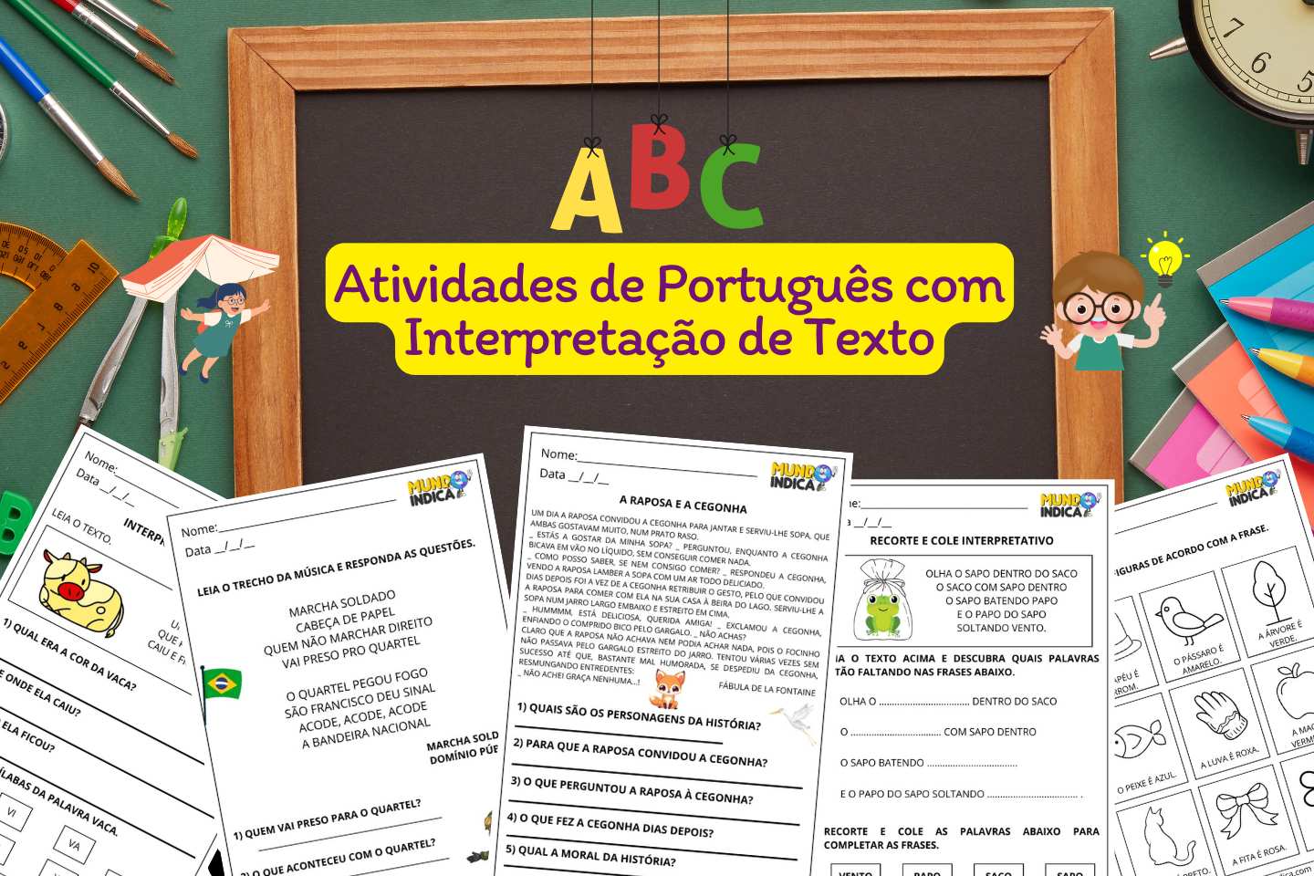Atividades de Português com Interpretação de Texto