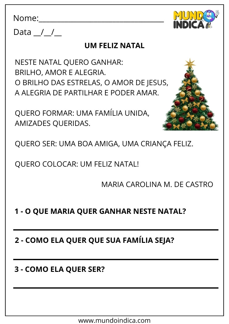 Exercícios de Interpretação de Texto para Imprimir
