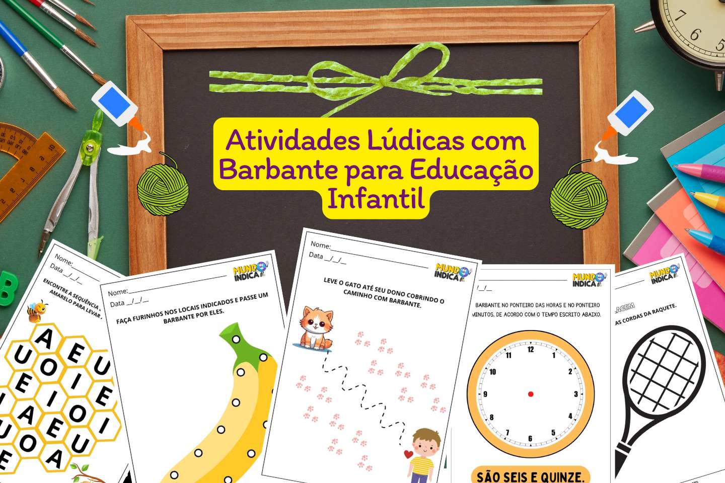 Atividades Lúdicas com Barbante para Educação Infantil