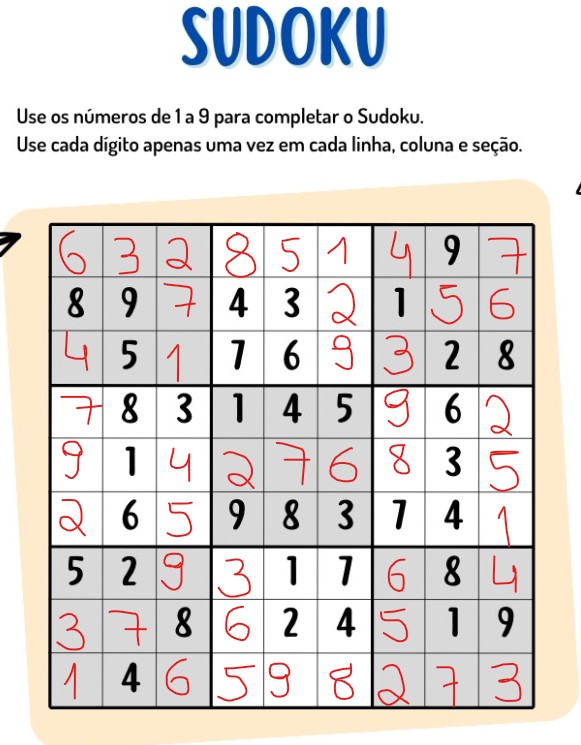 RESPOSTA ATIVIDADE SUDOKU 12