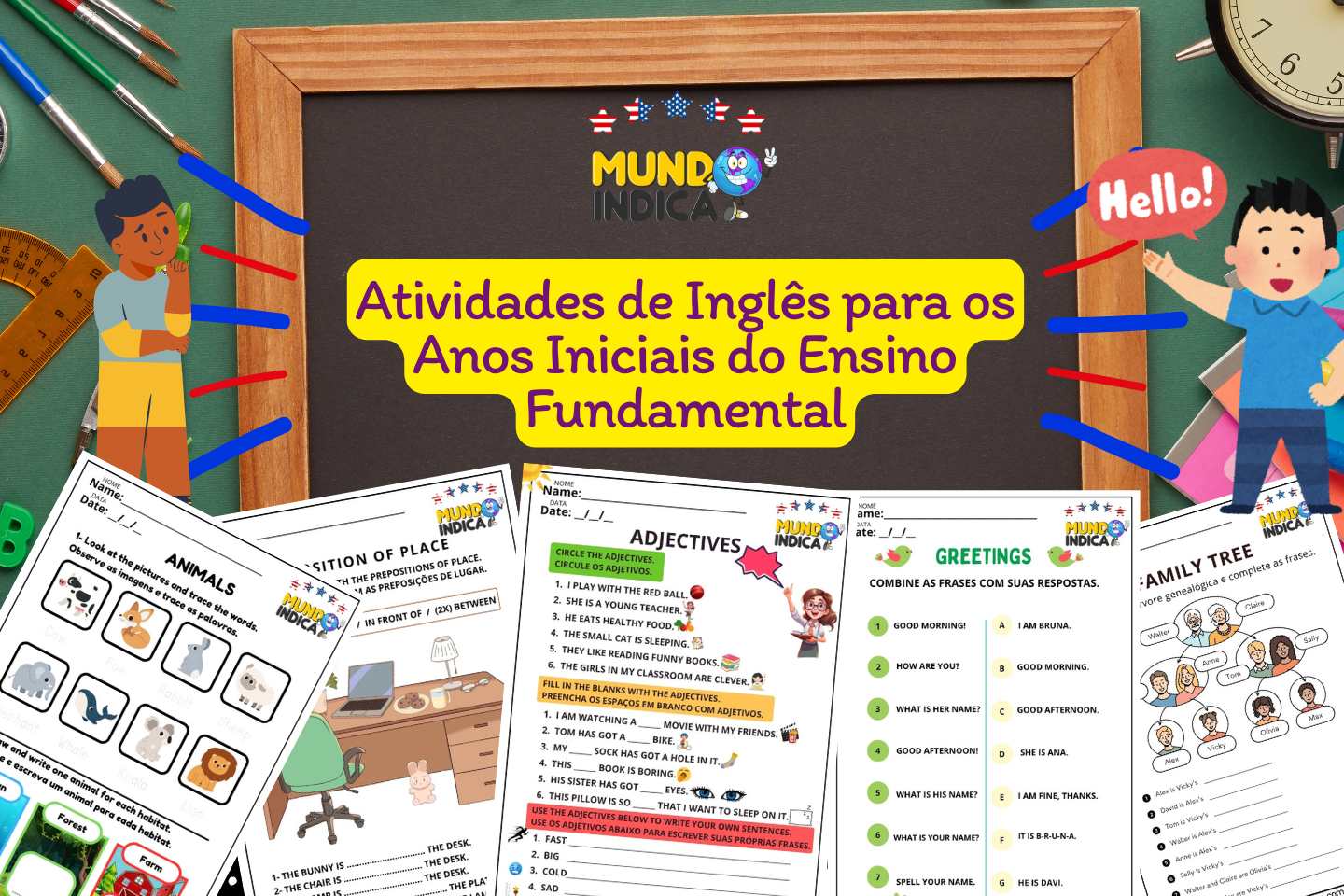 Atividades de Inglês para os Anos Iniciais do Ensino Fundamental