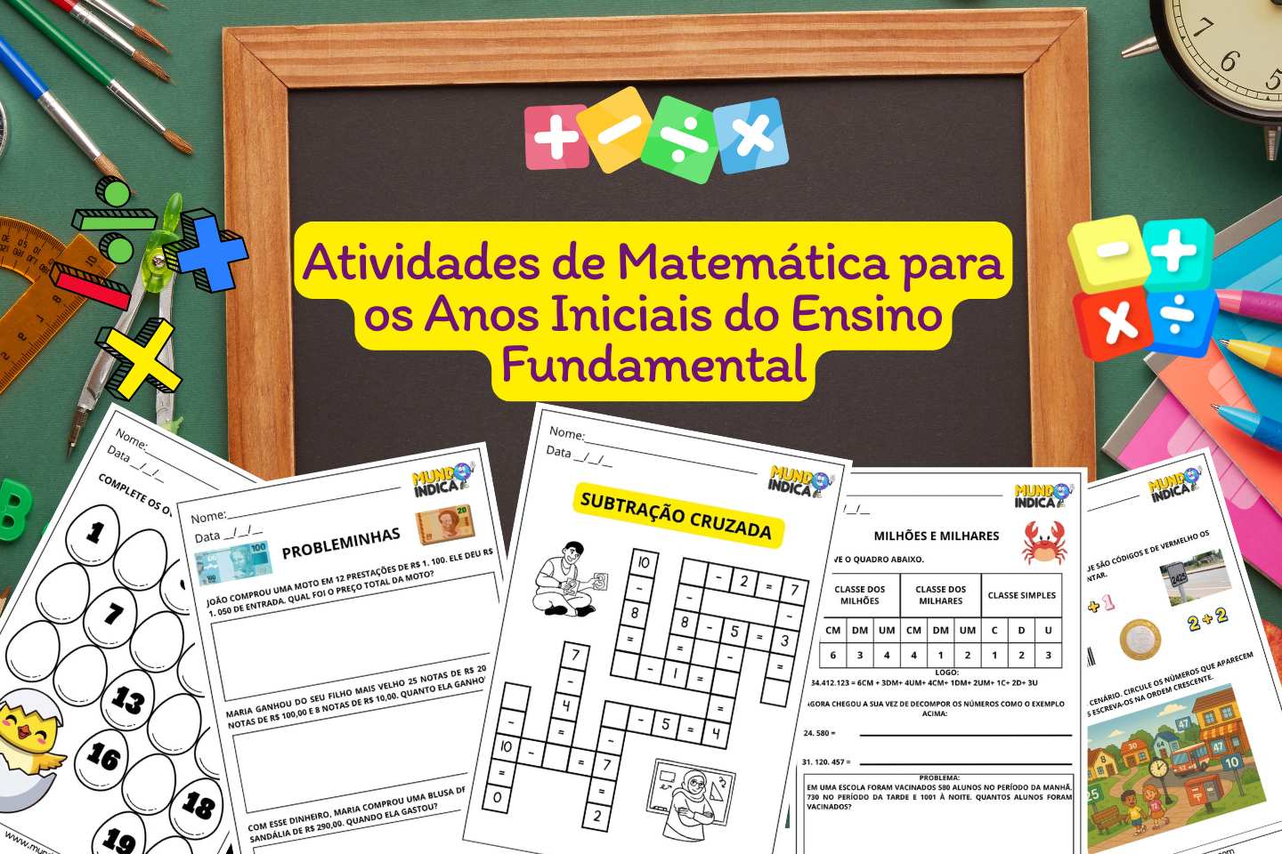 Atividades de Matemática para os Anos Iniciais do Ensino Fundamental