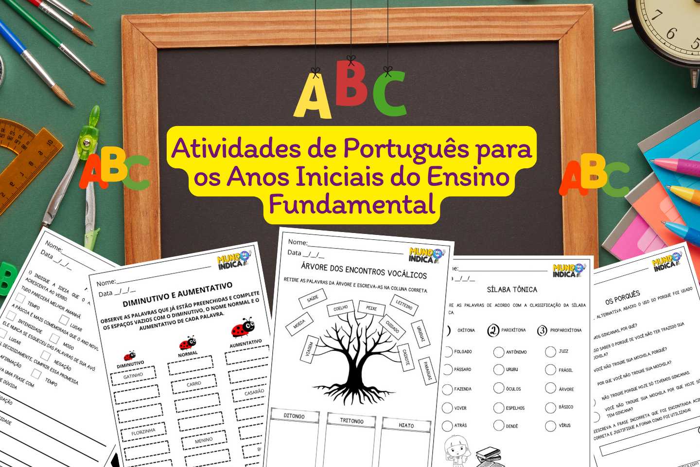 Atividades de Português para os Anos Iniciais do Ensino Fundamental