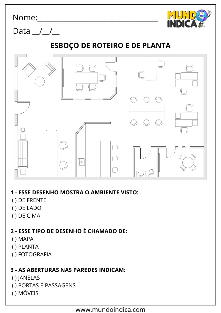 Atividades sobre Plantas de Ambientes Familiares para 2ª ano