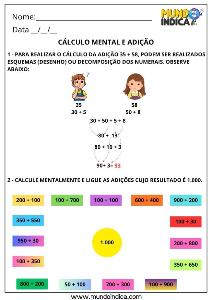 Atividades de Matemática 3º Ano do Ensino Fundamental segundo a BNCC