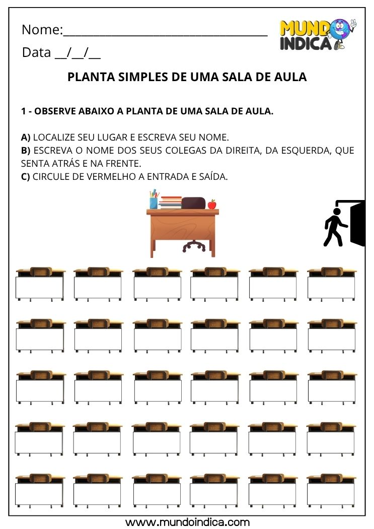 Atividade sobre Plantas de Ambientes Familiares para 2ª ano