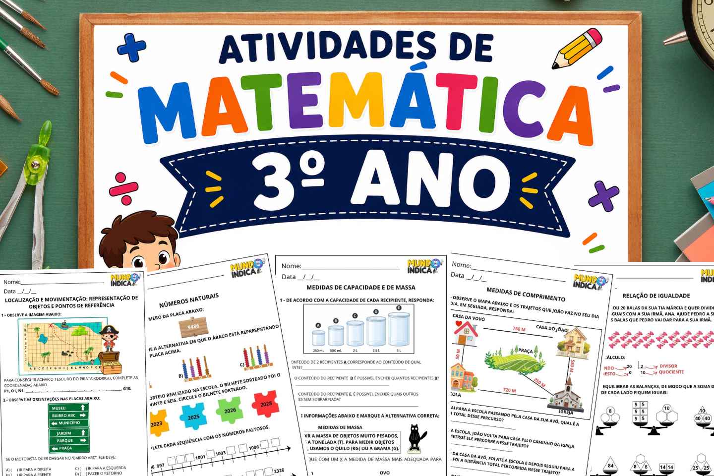 Atividades de Matemática 3º Ano do Ensino Fundamental segundo a BNCC